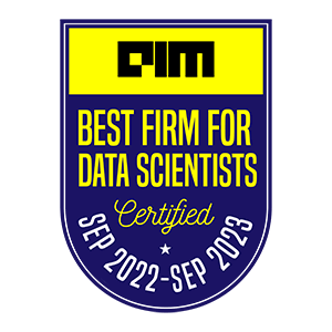 AIM, best firm for data scientists in 2023.